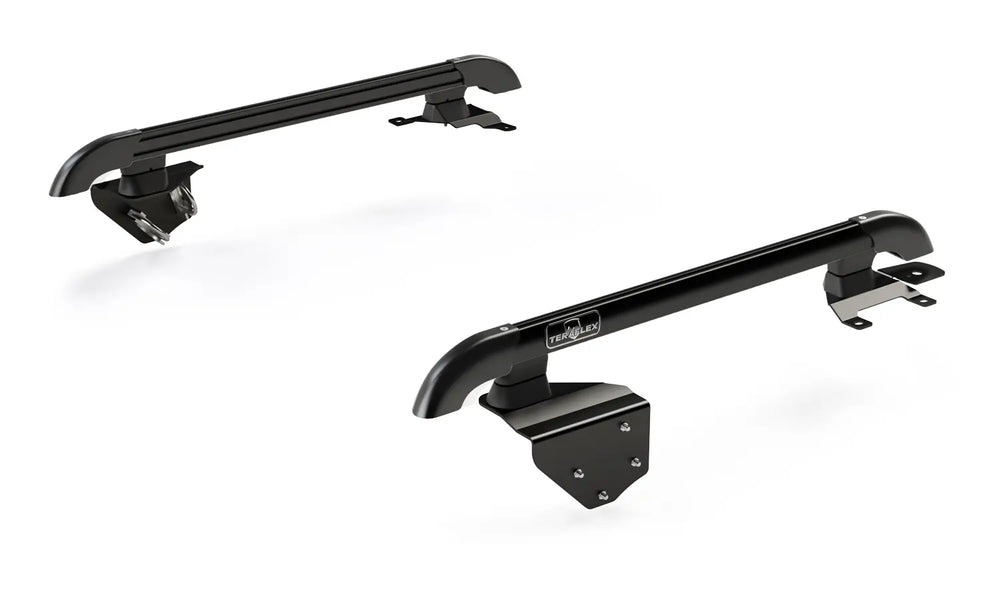 ~(27 lbs. 33X14X7)~ JK 2-Door Nebo Roof Rack Main Rail Kit - Black
