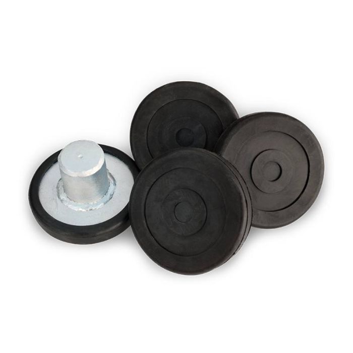 2POST PAD/60MM PIN/INCL POLYURETHANE TUFPAD/EA(DROPIN/NONSCREW TYPE)SET OF 4