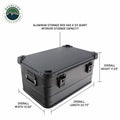 Overland Vehicle Systems Aluminum Storage Box 53QT - Black