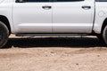 0721 TUNDRA CREW MAX 5 INCH BLACK TEXTURED ALUMINUM TREAD STEPS