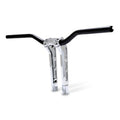 Performance Machine Phatbar H-Bar Assy, 9in Riser, 1-1/4in Bar, Int Wire, Gauge Mnt  - Black Ops