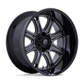 D853 22X10 8X180 M-GNMTL BLK-LP -18