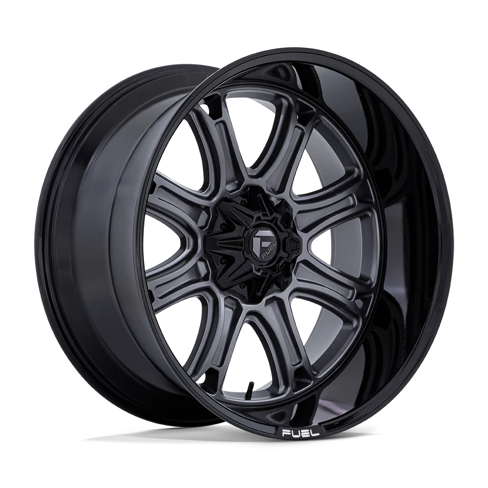 D853 22X10 8X180 M-GNMTL BLK-LP -18