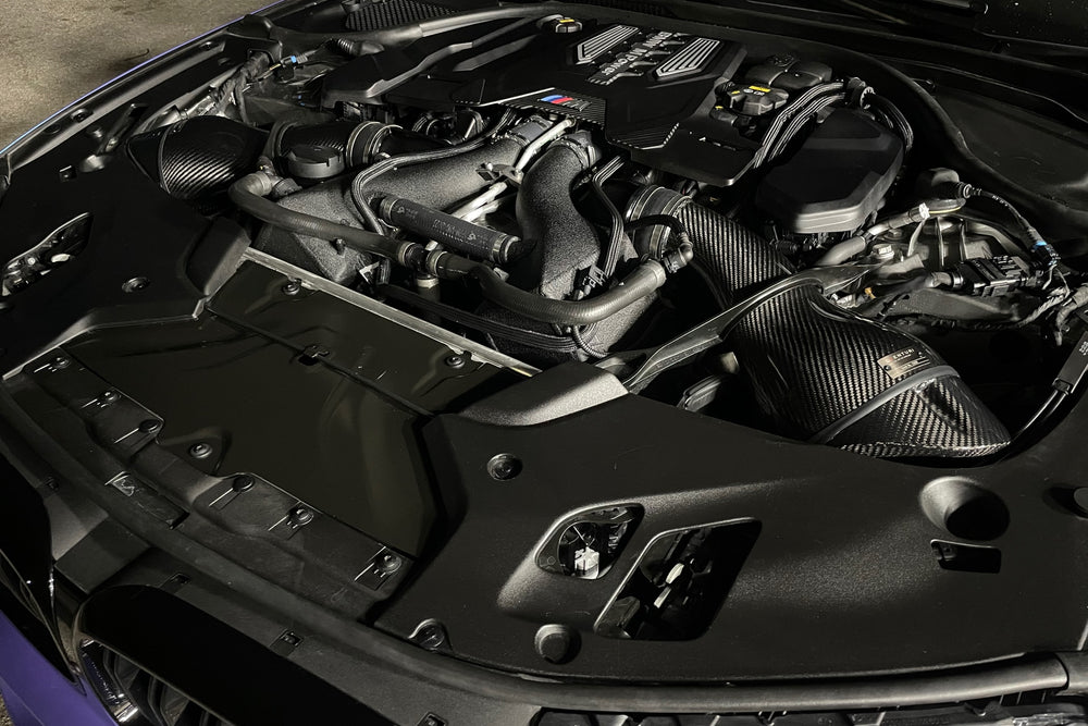 CSF 16-21 BMW M5 (F90) / 17-21 BMW M8 (F91/F92/F93) Twin Charge-Air-Cooler Set - Bismark Gold