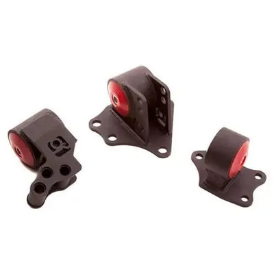 Innovative 95-99 Mitsubishi Eclipse 4G63 / 4G64 Black Steel Mounts 95A Bushings