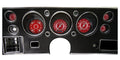 70-72 CHEVEL V8 RED STEEL 3-GA SET