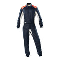 OMP One-S Overall Navy Blue/F Orange - Size 56 (Fia 8856-2018)