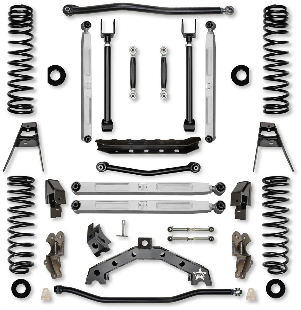 18C WRANGLER JL 2DR 3.5IN TREX NO LIMITS PRO ELITE HYBRID SYS FRONT & REAR