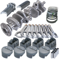 Eagle Chevy 350 3.750in Crank 5.700in H-Beam -5cc Flat Top 4.060in Pistons Rotating Assembly