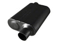 Super 44 Series Chambered Muffler Super 44 Series Stainless Steel 2.50 Offset In 2.50 Offset Out Aggressive Sound Flowmaster