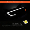 OE HALOGEN HEADLIGHTS WITH CHROME HOUSING AND SMOKED LENS