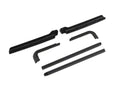 ~(26 lbs. 41X34X7)~ Replacement Bows AND Frames OE style Black Jeep 88-95 Wrangler;