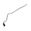 PPE Exh Kit 4 DPF-Back Single Tip - GM 3.0L Duramax 2023-2025 - Pol/Blk - Requires Cutting - 117153020