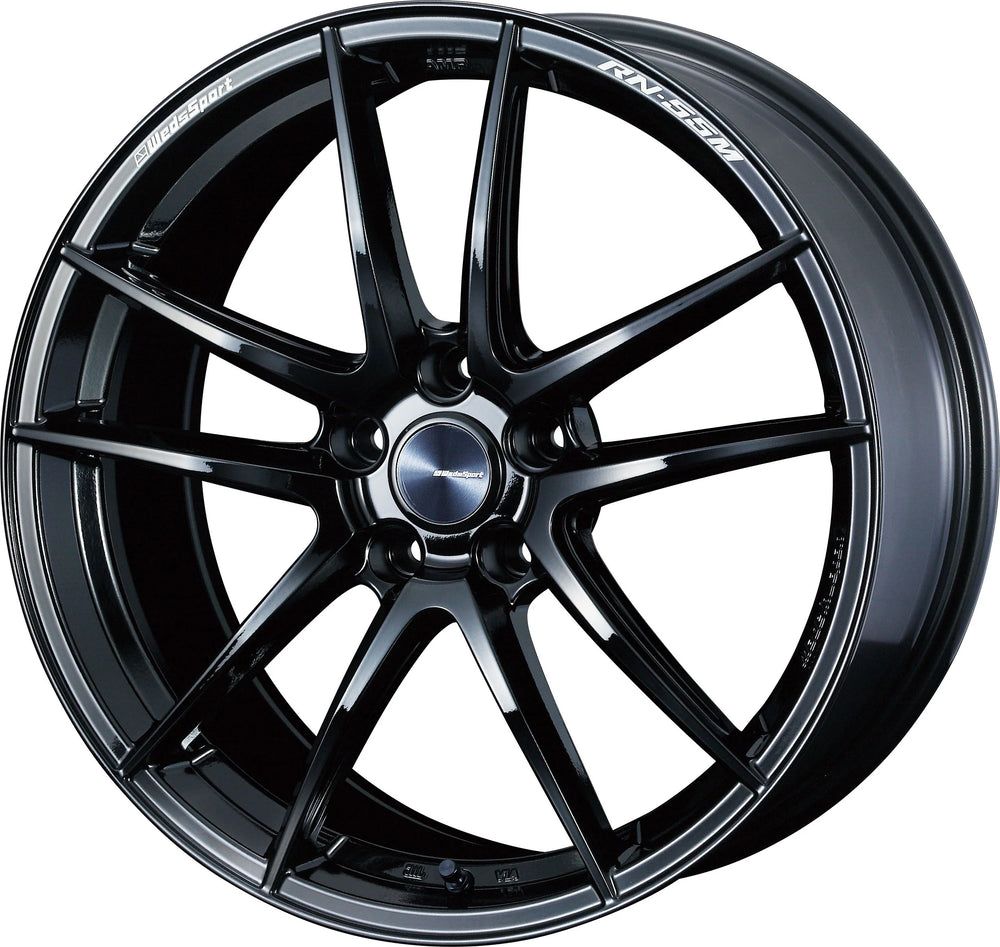 Weds RN-55M Gloss Black 18x9 32 5x112 A90 MKV Supra GR 2020 (Front Fitment)