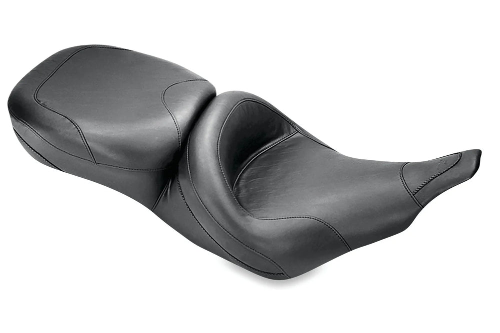 Mustang 97-07 Harley Electra Glide, Road Glide Wide Touring 1PC Seat - Black