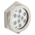 NINE 3 WATT LEDS; 10-30 VOLTS; BRAS