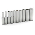 SET SKT DP SAE 1/4DR 6PT 10PC