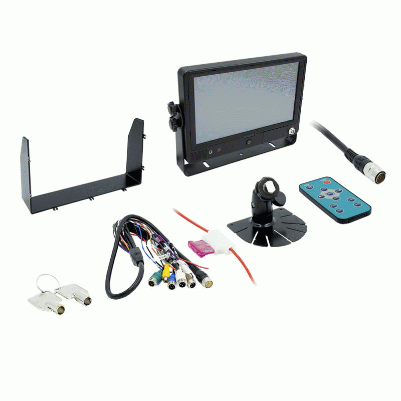 QUAD CHANNEL TOUCHSCREEN MONITOR WITH DVR