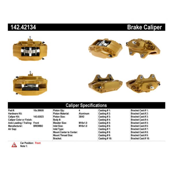 SEMI-LOADED BRAKE CALIPER