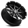 KMC XD SERIES XD779 BADLANDS GLOSS BLK MACH 18x9 8X6.5 bp 5.71 b/s 18 offset