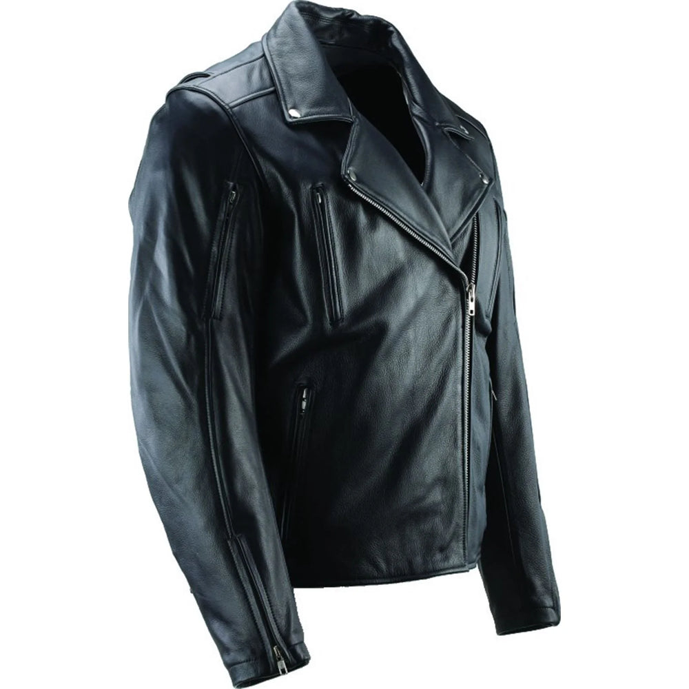 Kuryakyn Leather By River Road Ironclad Classic Leather Jacket Black - 4XL