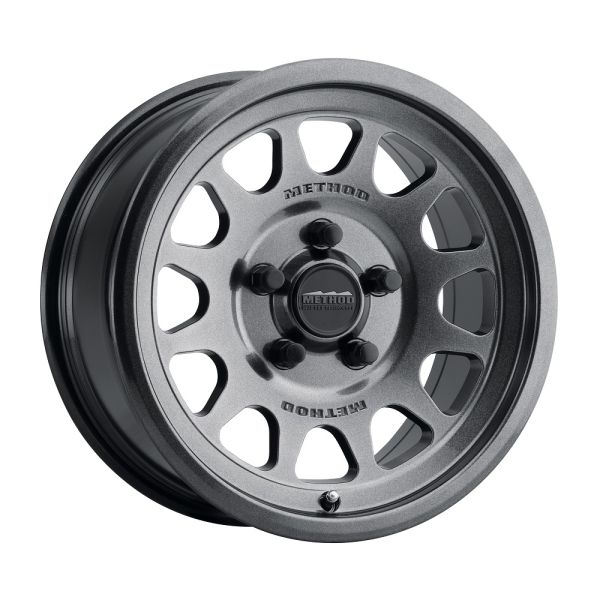 Method MR414 Bead Grip 15x10 / 6+4/25mm Offset / 5x4.5 / 76mm CB Graphite Wheel