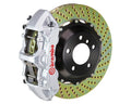 Brembo 04-17 WRX STi Front GT BBK 6 Piston Cast 355x32 2pc Rotor Drilled-Silver