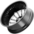 SUMMIT DUALLY REAR LIFTED (9110) GLOSS BLACK/MILLED SPOKES 22X8.25 8165.1 232M