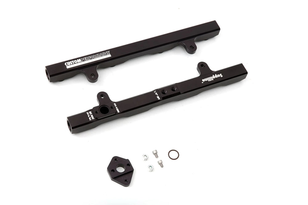 cp-e Suppliline Fuel Rails Black Ford Mustang GT 2005-2010