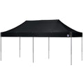 ECLIPSE 20FT(6M) STL SHELTER STEEL GRAY FRAME & BLACK TOP