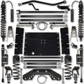 9706 WRANGLER TJ FRT/RR 3.5IN X FACTOR X2 FLAT BELLY COIL OVER LONG ARM W/5IN STRETCH