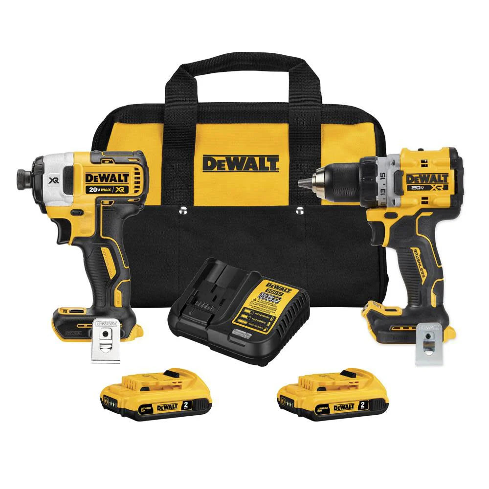 20V MAX XR CORDLESS 1/2IN DRILL/DRIVER + 1/4IN IMPACT DRIVER COMBO KIT