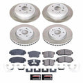 Power Stop 2011 Honda Accord Crosstour Front and Rear Semi-Coated Rotor Kit