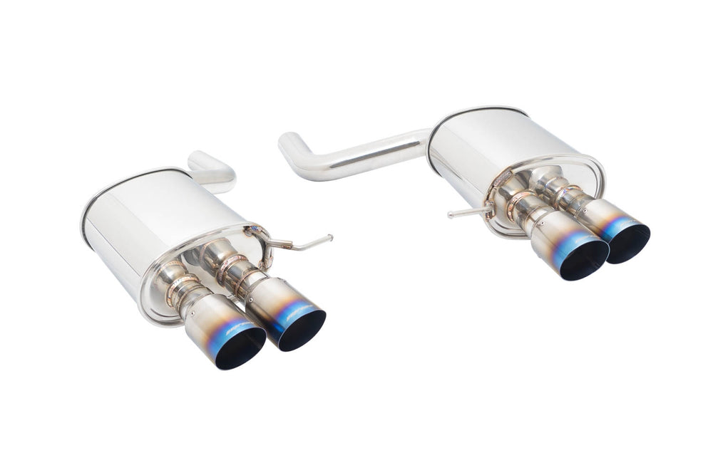 Megan Racing blue axle-back exhaust