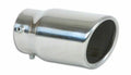 Vibrant Performance - 1503 - 3 in. Round Stainless Steel Bolt-On Tip (Single Wall, Angle Cut)