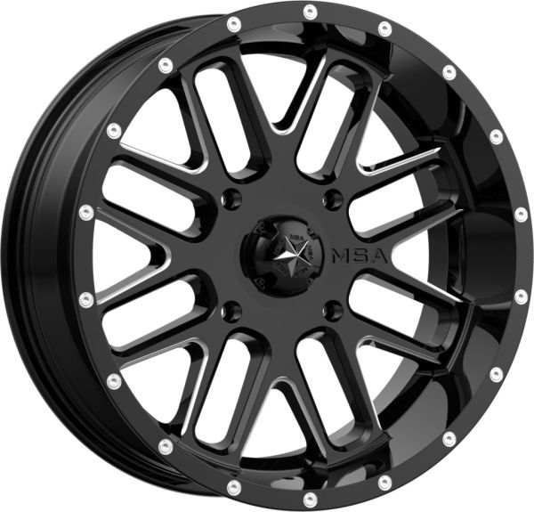 BANDIT 18X7 4X137.00 GLOSS BLACK MI