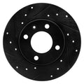 R1 11-22 Dodge Durango Rear Drilled & Slotted Silver Brake Rotor Set