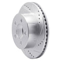 R1 11-22 Dodge Durango Rear Drilled & Slotted Silver Brake Rotor Set