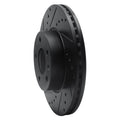 R1 11-22 Dodge Durango Rear Drilled & Slotted Silver Brake Rotor Set