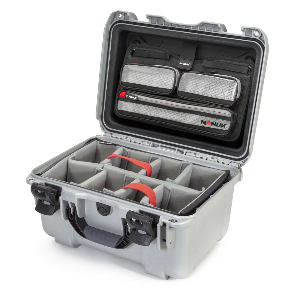 NANUK CASE W/LID ORG.W/DIVIDERORANGE