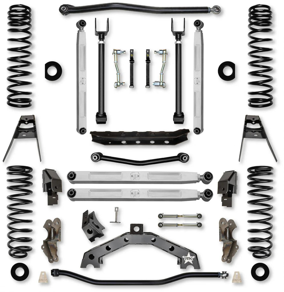 18C WRANGLER JL 2DR 4.5IN TREX PRO ELITE HYBRID SYS FRONT & REAR