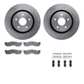 R1 Concepts Brake Rotor- Blank with Optimum Oe Pads Hdw Fits Dodge Ram