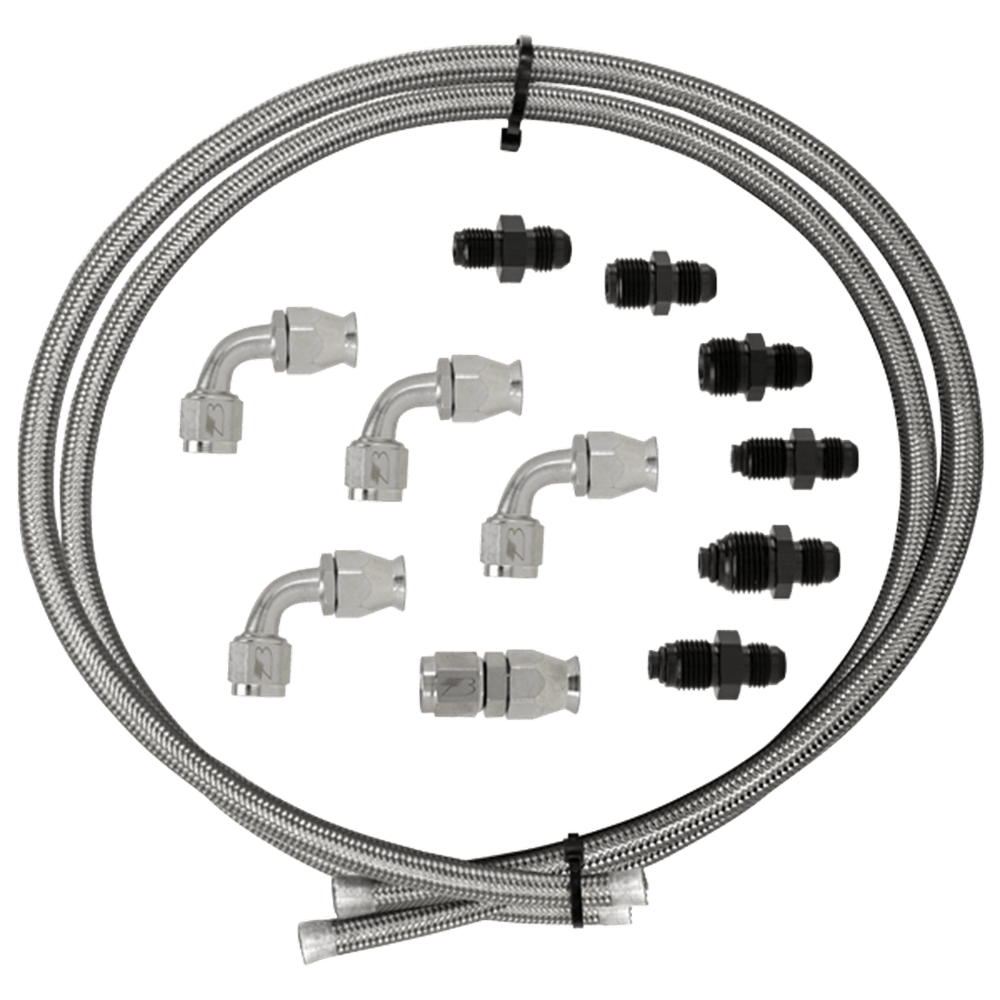Hose Kit Power Steering W/Pump Mount Resevoir
