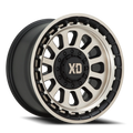 OMEGA 17X9 6X135/5.5 12MM SATIN BLACK W/ BRONZE TINT