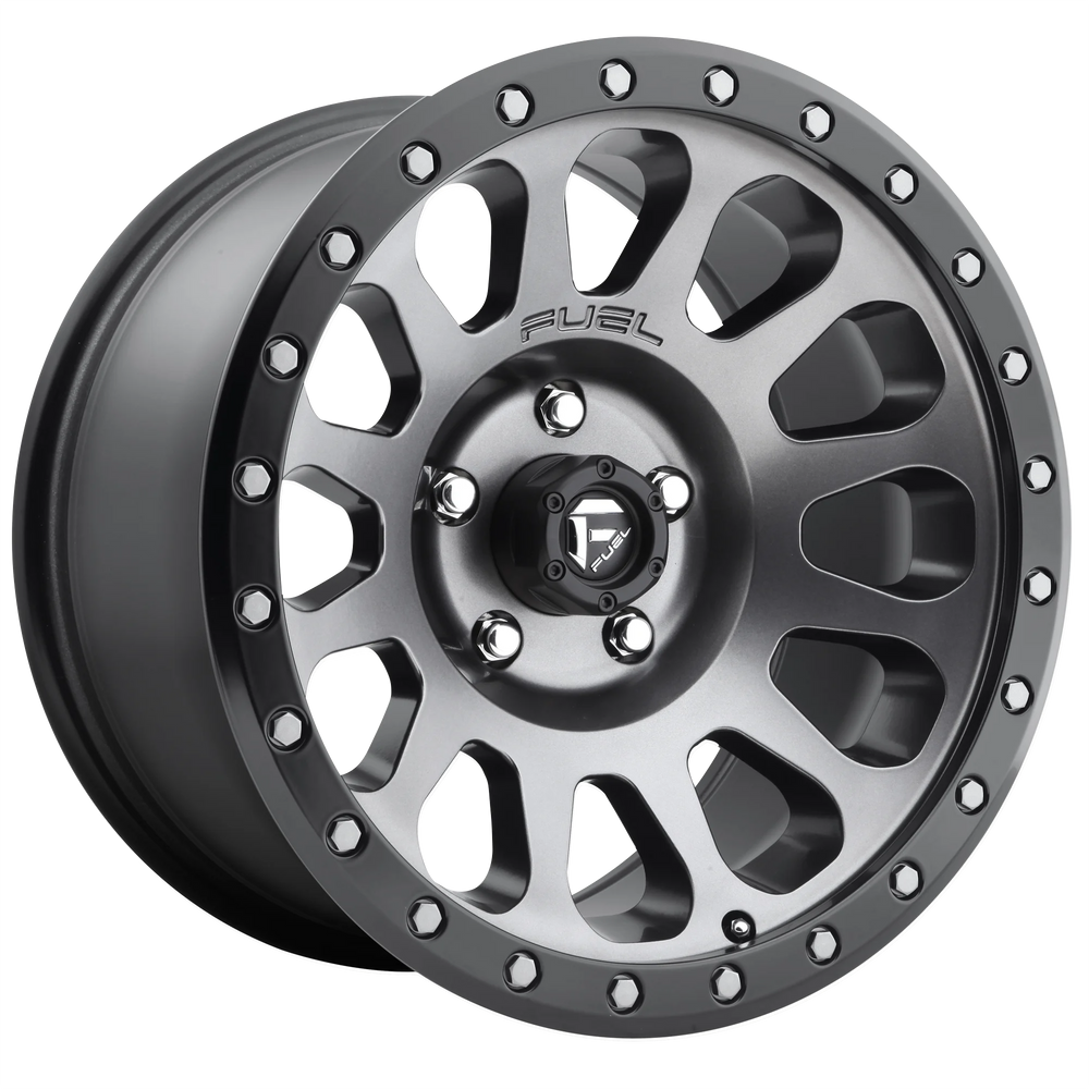 VECTOR 17x8.5 5x120.00 MATTE GUN METAL BLACK BEAD RING (20 mm)