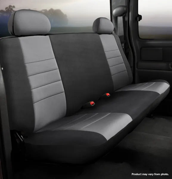 19C RANGER NP REAR BENCH SEAT COVER BLACK W/GRAY CENTER PANEL