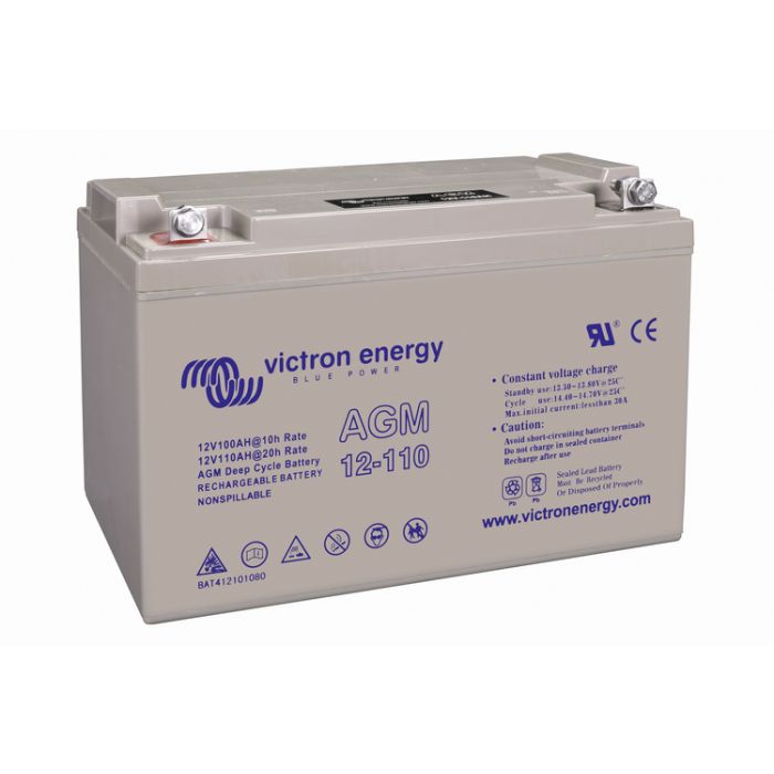 12V/110AH AGM DEEP CYCLE BATT.