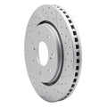 DFC 10-14 Ford F-150 4WD Front Right Drilled & Slotted Geoperformance Rotor