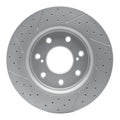 DFC 10-14 Ford F-150 4WD Front Right Drilled & Slotted Geoperformance Rotor