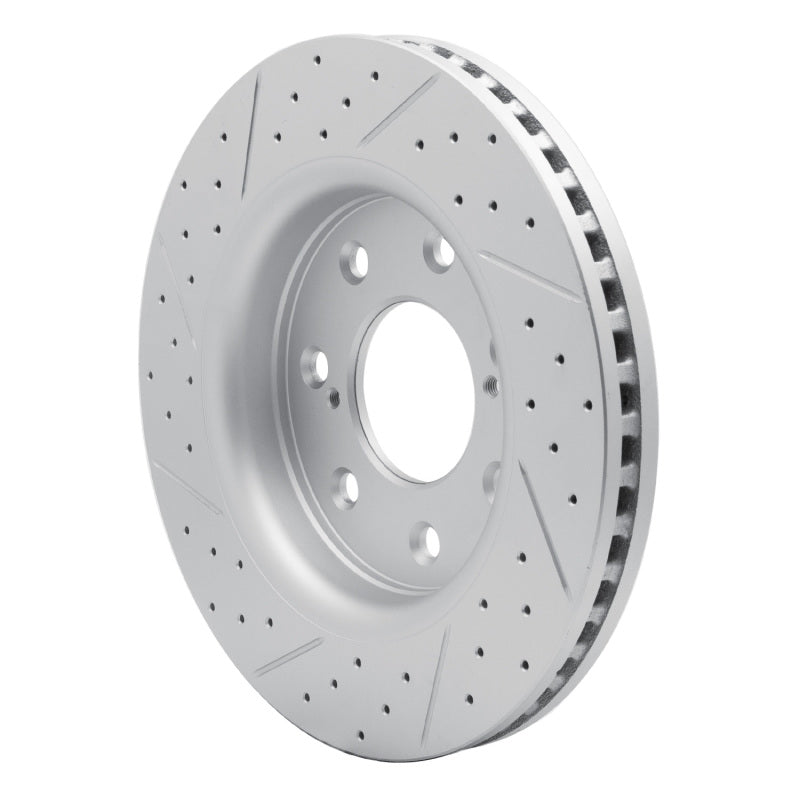 DFC 10-14 Ford F-150 4WD Front Right Drilled & Slotted Geoperformance Rotor